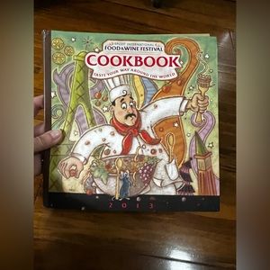 EPCOT food and wine festival cook book Disney World  2013